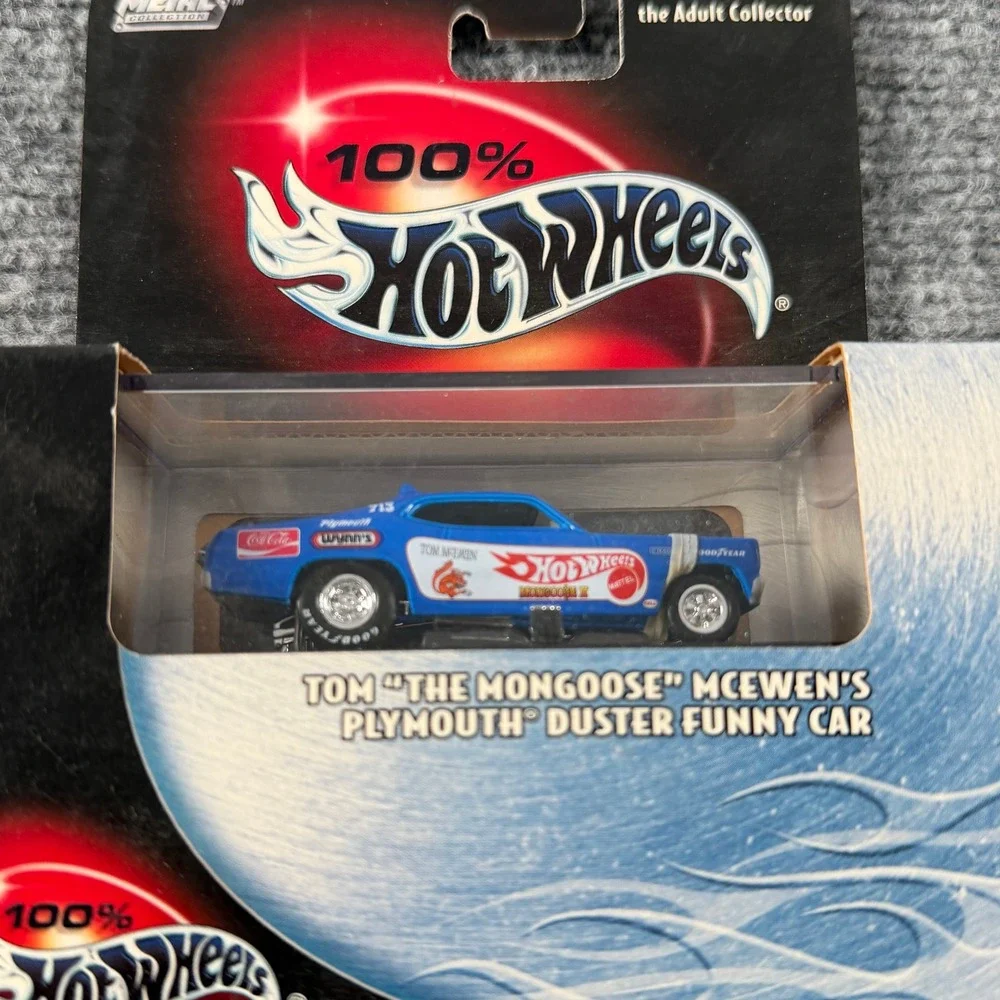 Hot Wheels Plymouth Duster Funny Car 1:64 Blue Mongoose McEwen New